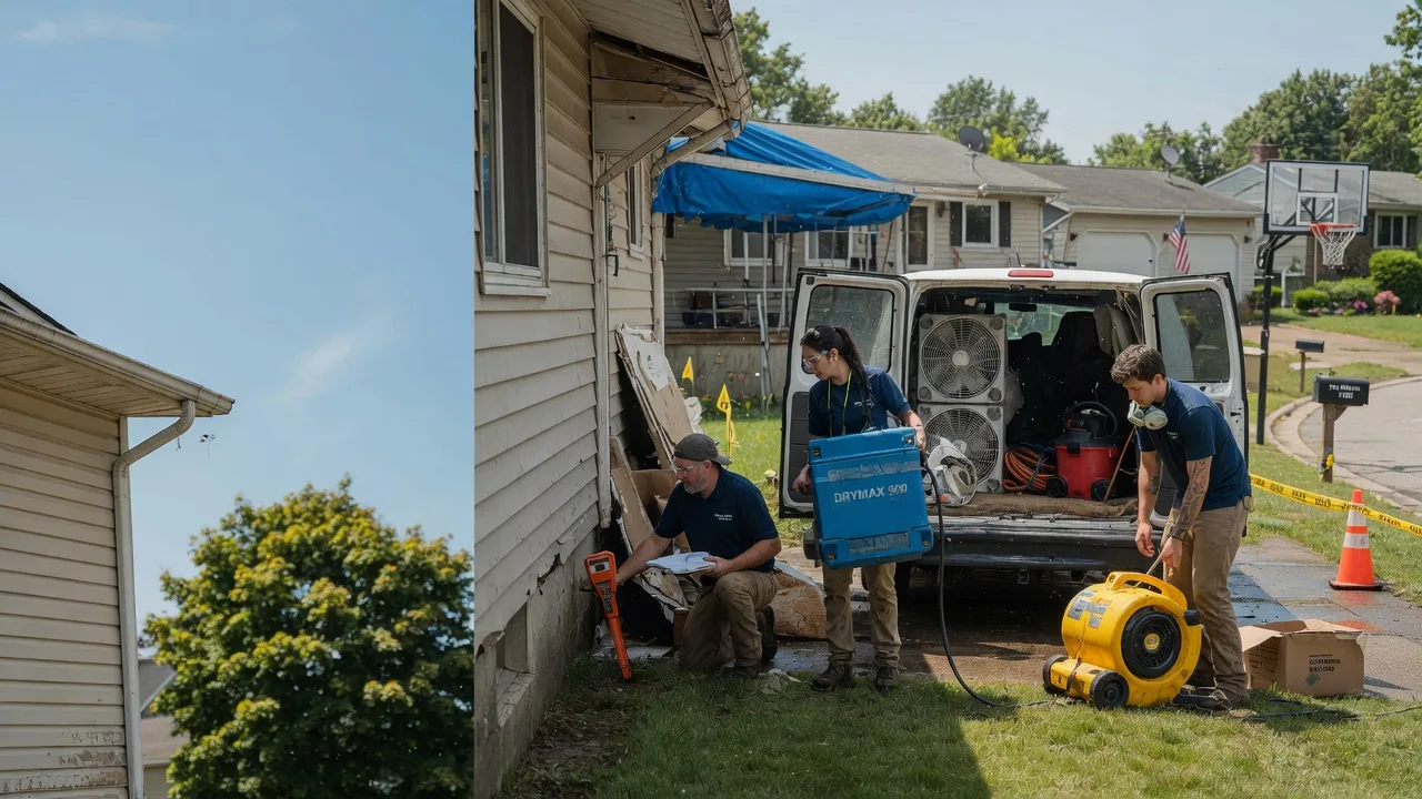 Ceiling Leak Cleanup in Beallsville, OH near me