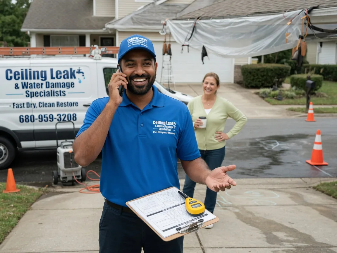 Ceiling Leak Cleanup Beallsville, OH FAQs